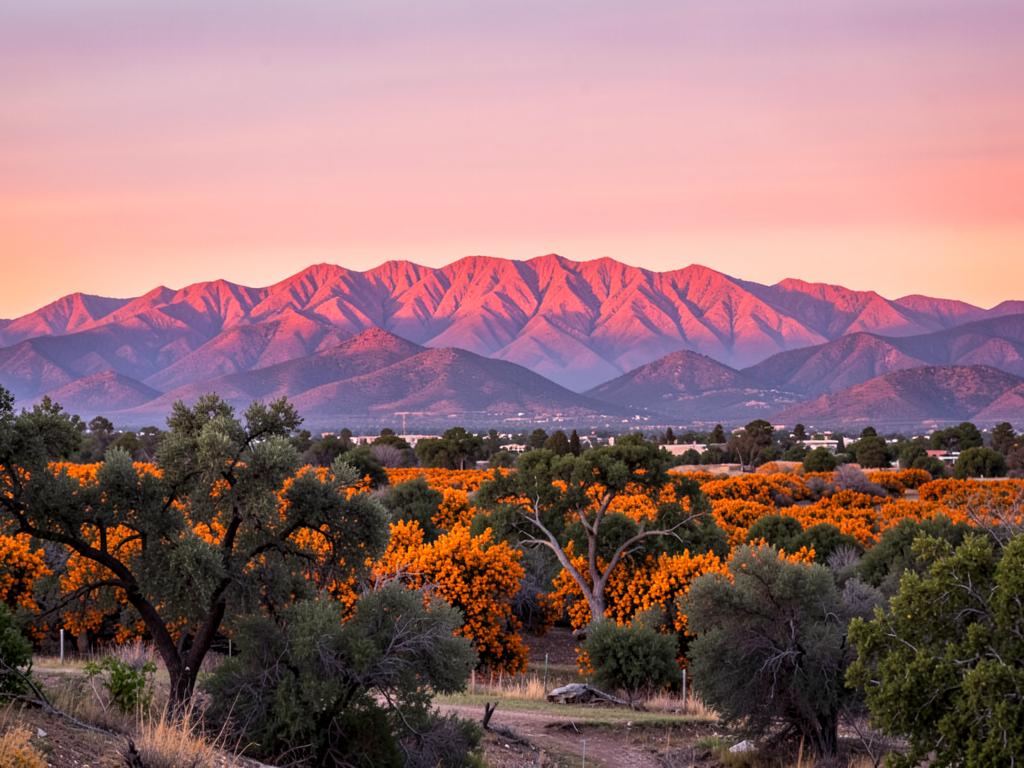 Photograph of Ojai Valley & Topatopa Mountains
